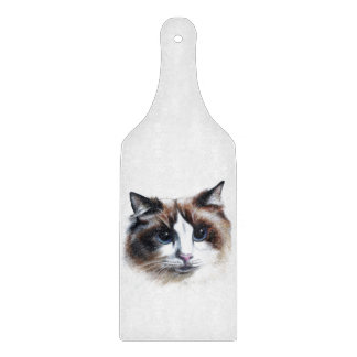 fluffy cat cheese board