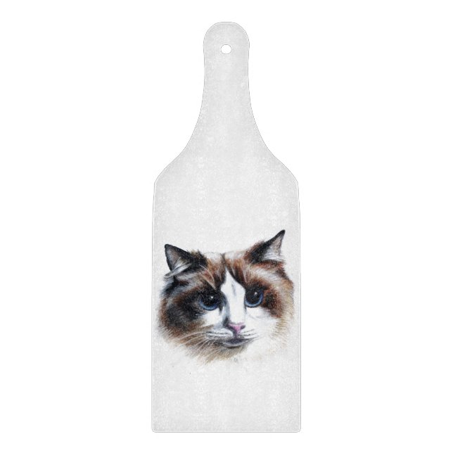 fluffy cat cheese board (Front)