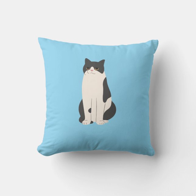 Fluffy Cat Pillow (Front)