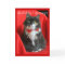 Fluffy Cat Wearing Christmas Collar - Card