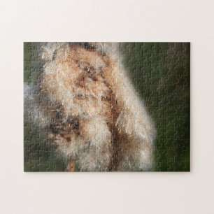 Fluffy Cattail Nature Jigsaw Puzzle