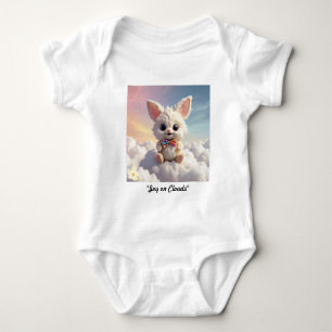 Fluffy Cloud Hopper Baby Bodysuit
