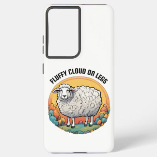 Fluffy Cloud On Legs Samsung Galaxy Case