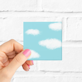 Fluffy Clouds Blue Sky Post-it Notes