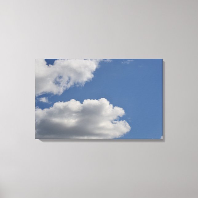 Fluffy Clouds Canvas Print (Front)
