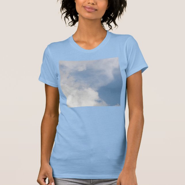 Fluffy Clouds Ladies T Shirt (Front)