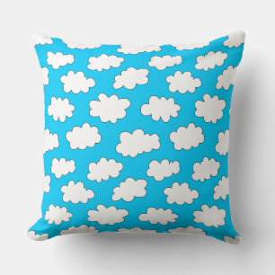 Fluffy Clouds Pattern Cushion