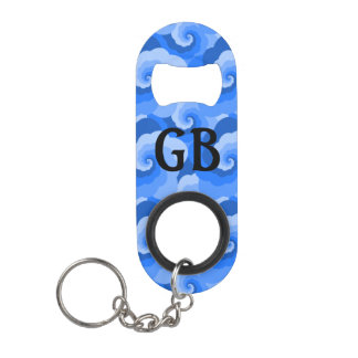 Fluffy Clouds Pattern Monogram