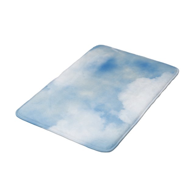 Fluffy Clouds Shower Mat (Angled)
