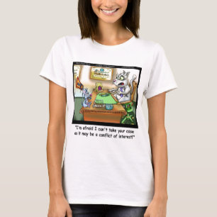 Fluffy Cohen Atty @Claw Funny Cat & Lawyer T-Shirt