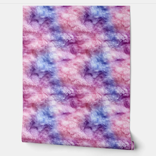 Fluffy Cotton Candy Woolscape Wallpaper (Unrolling)