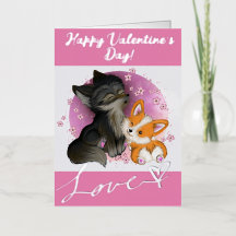 Fluffy Cuddles - Valentine's Card