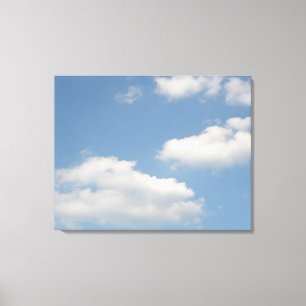 Fluffy Cumulus Clouds Canvas Print