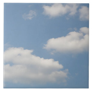 Fluffy Cumulus Clouds Tile