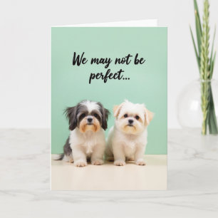 Fluffy Dog Mothers Day Greeting Card