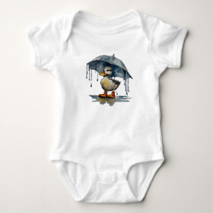Fluffy Duckling Baby Bodysuit