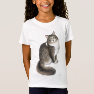 Fluffy Duffy Cat Girls Baby Doll Shirt