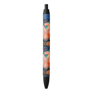 Fluffy Flamingo Black Ink Pen