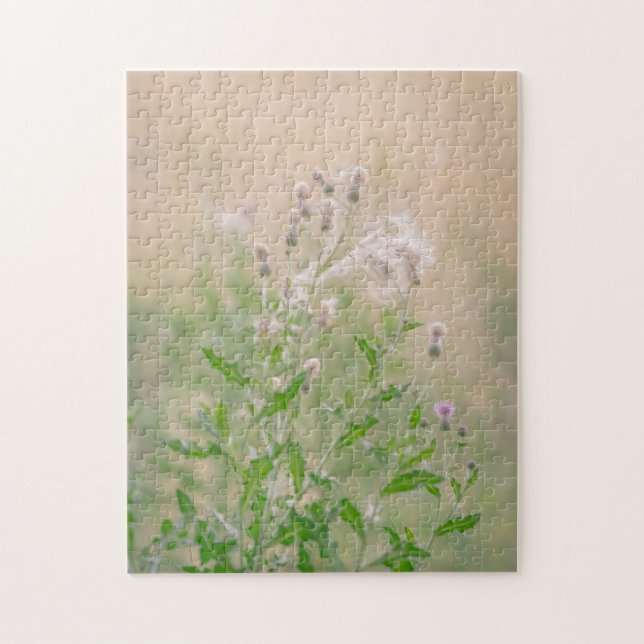 Fluffy flowers puzzle (Vertical)