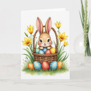 Fluffy Friend Springtime Card