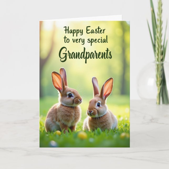 Fluffy Friends Springtime Card (Front)