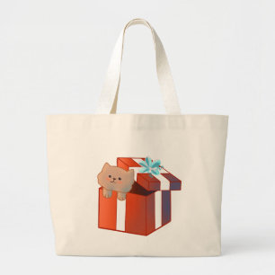 Fluffy Gift Large Tote Bag