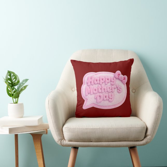 Fluffy Gradient Mother’s Day Cushion (Chair)
