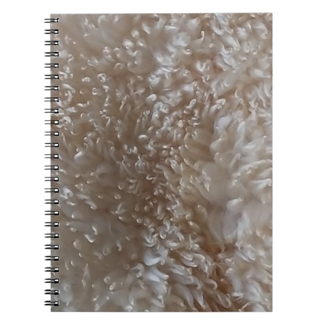 Fluffy heart  notebook (Front)