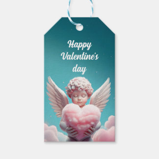 Fluffy Heart Valentine's Day Gift Tags