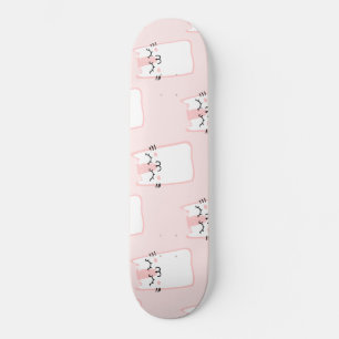 Fluffy Kawaii Strawberry Marshmallow Kitties Skateboard