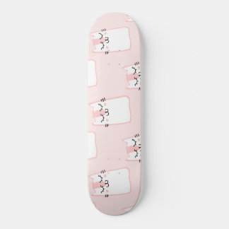 Fluffy Kawaii Strawberry Marshmallow Kitties Skateboard