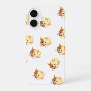 Fluffy Kitten Cute Pattern Phone Case