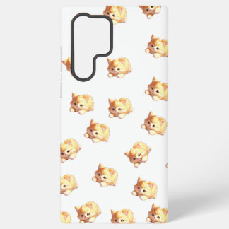 Fluffy Kitten Cute Pattern Phone Case