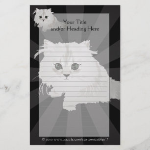 Fluffy Kitten Stationery