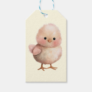 Fluffy Little Chick Cute Spring & Easter Animal Gift Tags