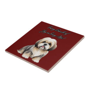 Fluffy Little Pal: Soft Hues and Thick Hai Tile