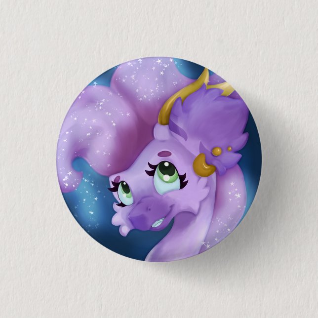 Fluffy Overlord 3 Cm Round Badge (Front)
