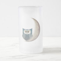 Fluffy Owl on the Moon