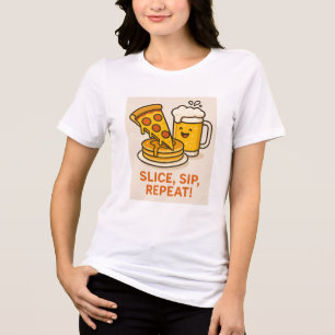 Fluffy Pancakes & Fresh Orange Juice – Breakfast B Tri-Blend Shirt