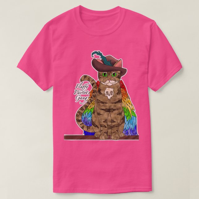 Fluffy parrot gang T-Shirt (Design Front)