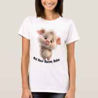 Fluffy Piglet with Big Eyes – Be Kind Go Vegan