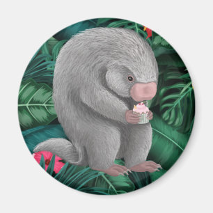 Fluffy Porcupine Magnet