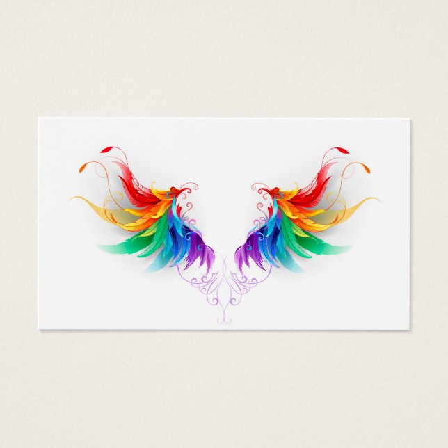 Fluffy Rainbow Wings (Front)