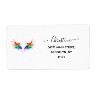 Fluffy Rainbow Wings