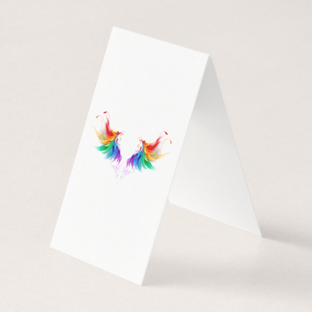 Fluffy Rainbow Wings (Back)