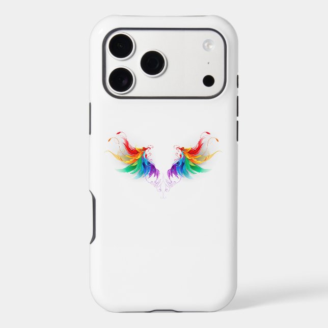 Fluffy Rainbow Wings (Back)