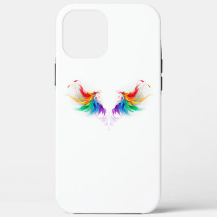 Fluffy Rainbow Wings iPhone 12 Pro Max Case