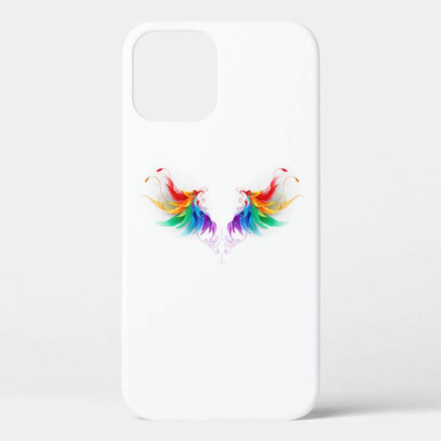 Fluffy Rainbow Wings Case-Mate iPhone Case (Back)