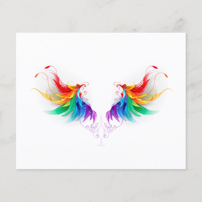 Fluffy Rainbow Wings Flyer (Front)