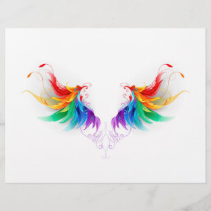 Fluffy Rainbow Wings Flyer